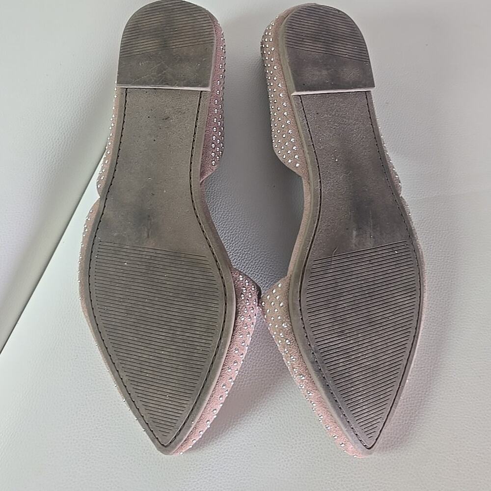 Torrid Pink Rhinestone Pointed-Toe Flats - Picture 5 of 8